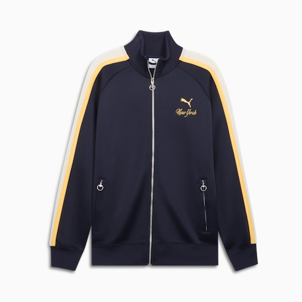 T7 Bright Lights NYC Flagship Men's Track Jacket, New Navy, extralarge