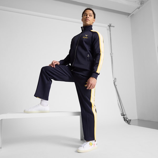 T7 Bright Lights NYC Flagship Men's Track Jacket, New Navy, extralarge