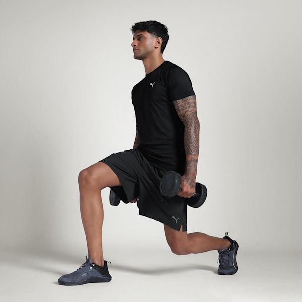 Men's Essential Raglan Training Tee, PUMA Black, extralarge-IND