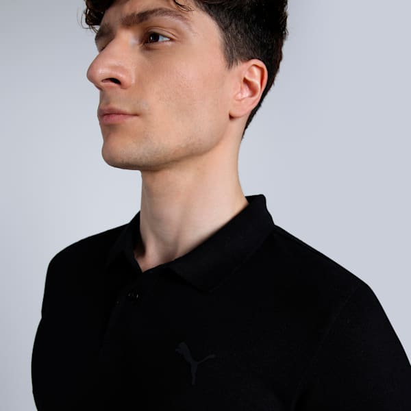 Active Men's Slim Fit Polo, PUMA Black, extralarge-IND