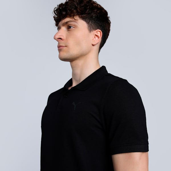 Active Men's Slim Fit Polo, PUMA Black, extralarge-IND