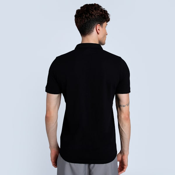 Active Men's Slim Fit Polo, PUMA Black, extralarge-IND