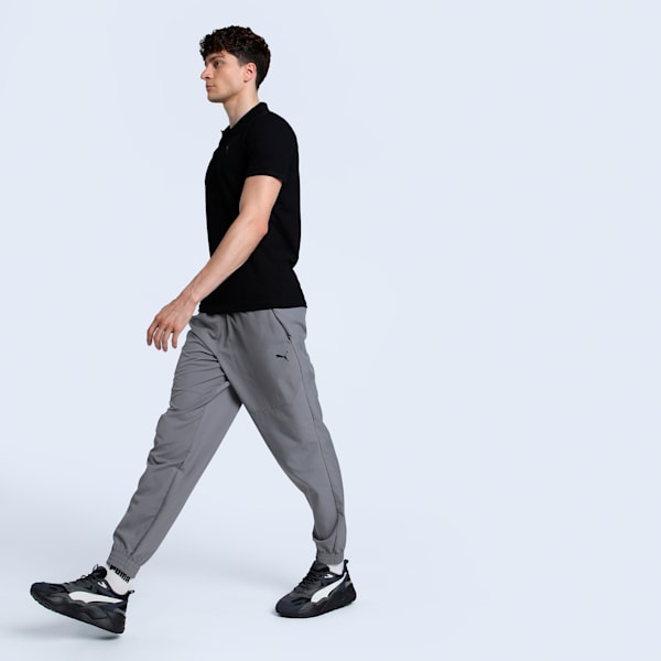 Active Men's Slim Fit Polo, PUMA Black, extralarge-IND