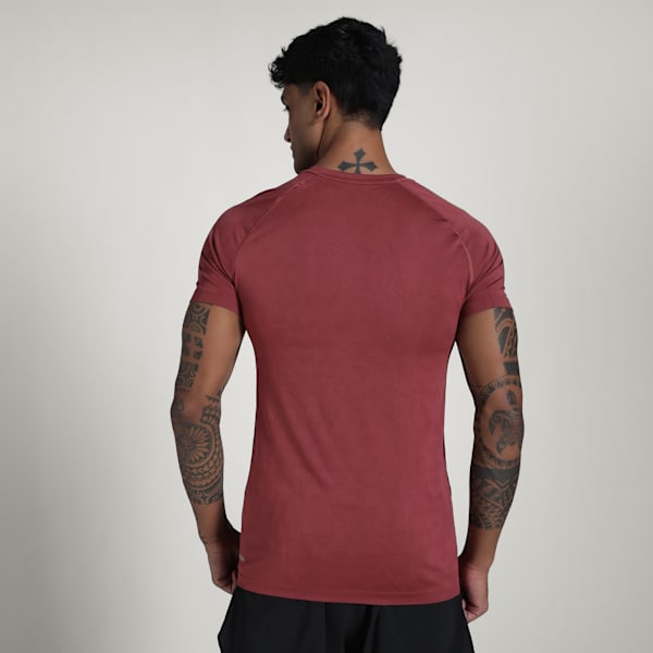 Train All Day TECH Men's Seamless Training T-shirt, Team Regal Red, extralarge-IND