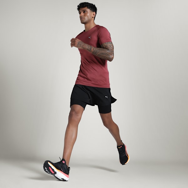 Train All Day TECH Men's Seamless Training T-shirt, Team Regal Red, extralarge-IND