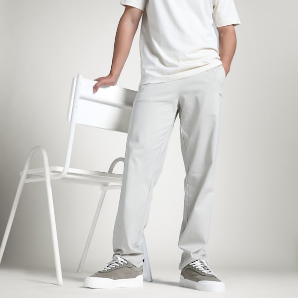Men's Regular Fit Cotton Jersey Pants, Desert Dust, extralarge-IND