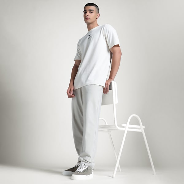Men's Regular Fit Cotton Jersey Pants, Desert Dust, extralarge-IND