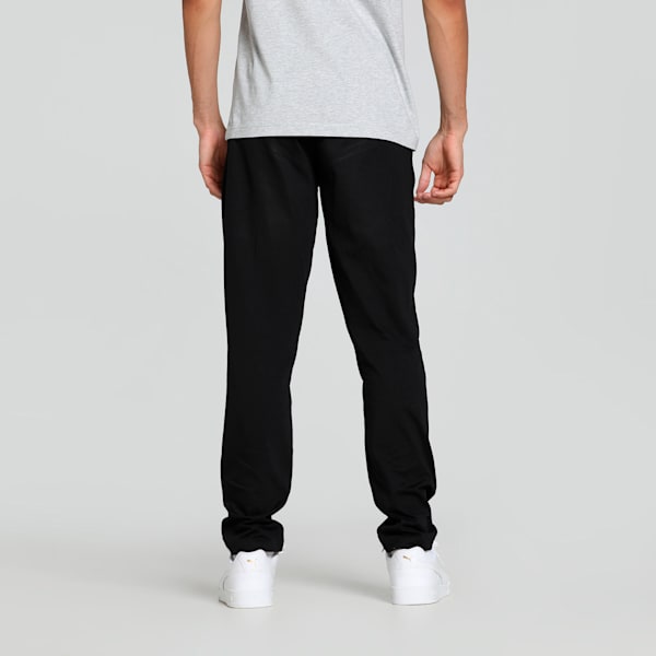 Men's Zippered Jersey Pants, PUMA Black, extralarge-IND
