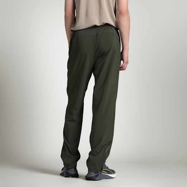 Men's M RUN Tapered Breathable Running Pants, Dark Olive, extralarge-IND