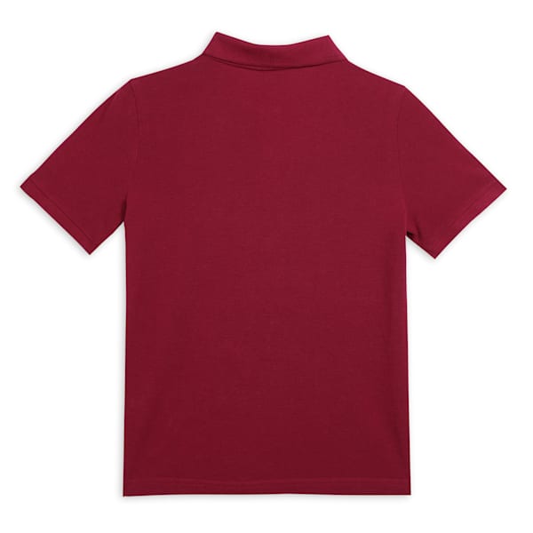 Youth Logo Polo, Dark Crimson, extralarge-IND
