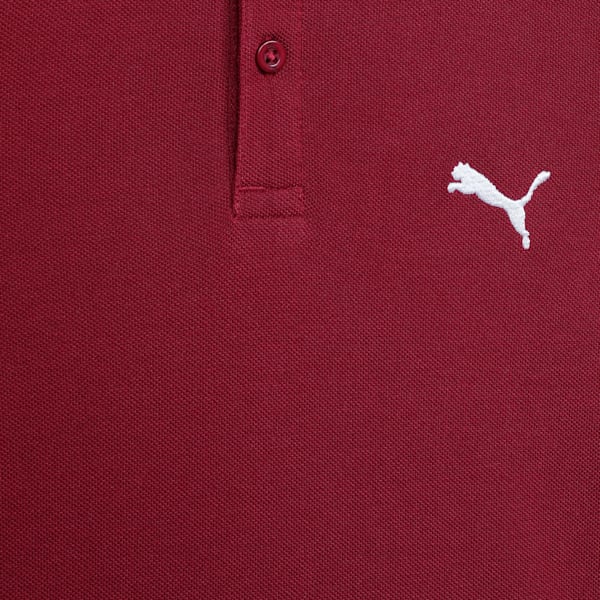Youth Logo Polo, Dark Crimson, extralarge-IND