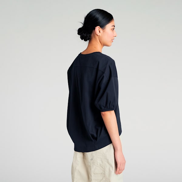 ウィメンズ サマー レイヤード 半袖 Tシャツ, PUMA Black, extralarge-JPN