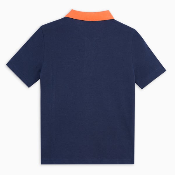 Youth Colorblock Polo, Maple Syrup, extralarge-IND