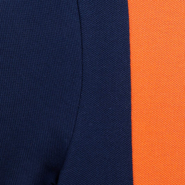 Essentials Boys' Colorblock Knitted Polo, Maple Syrup, extralarge-IND