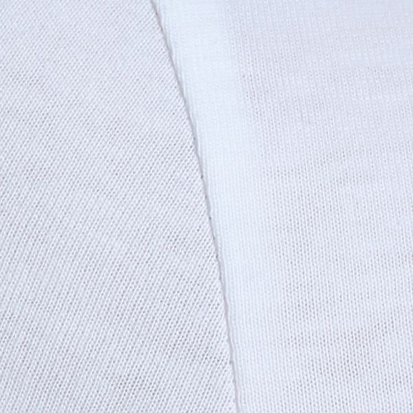Striped Logo Graphic Men's Slim Fit Tee, PUMA White, extralarge-IND