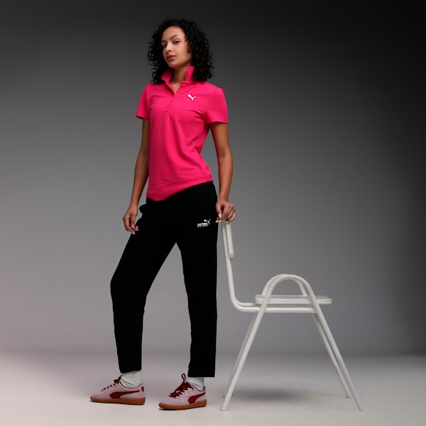 Logo Graphic Women's Pants, PUMA Black, extralarge-IND