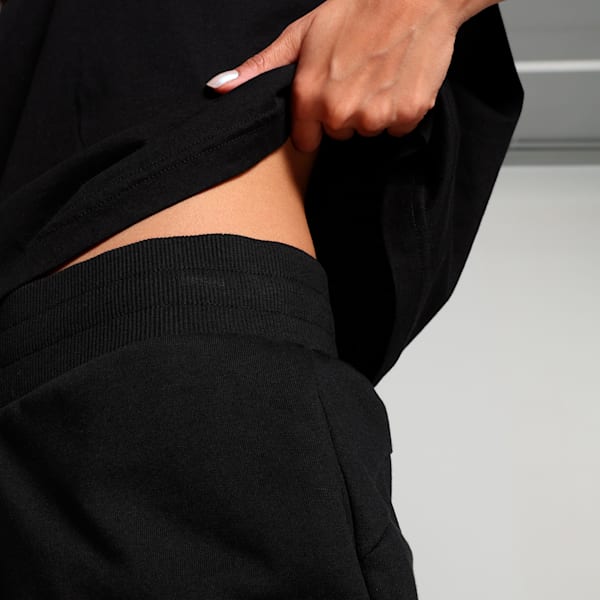 Women's Knitted Graphic Pants, PUMA Black, extralarge-IND
