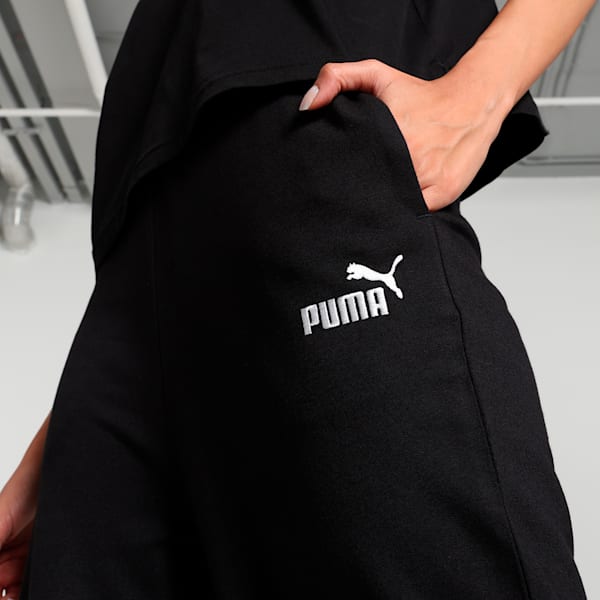 Women's Knitted Flared Pants, PUMA Black, extralarge-IND