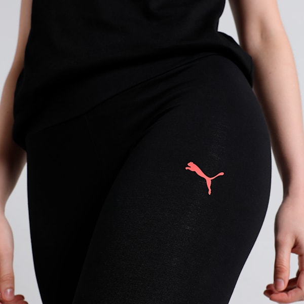 Women's Logo Leggings, PUMA Black, extralarge-IND