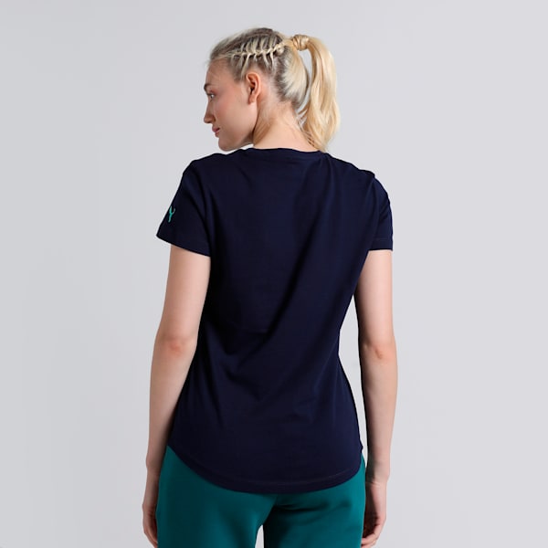 Women's Logo Tee, PUMA Navy, extralarge-IND