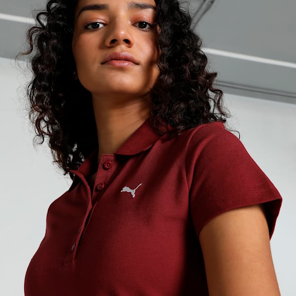 Women's Polo T-shirt, Intense Red, extralarge-IND