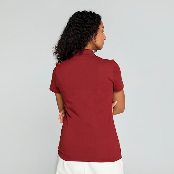 Women's Polo T-shirt, Intense Red, extralarge-IND