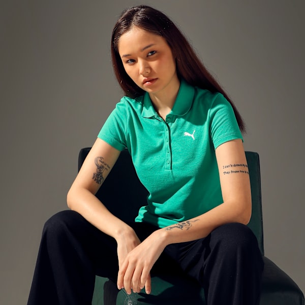 Women's Polo T-shirt, Jade Frost, extralarge-IND