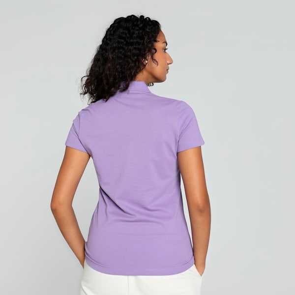 Women's Polo T-shirt, Lavender Alert, extralarge-IND