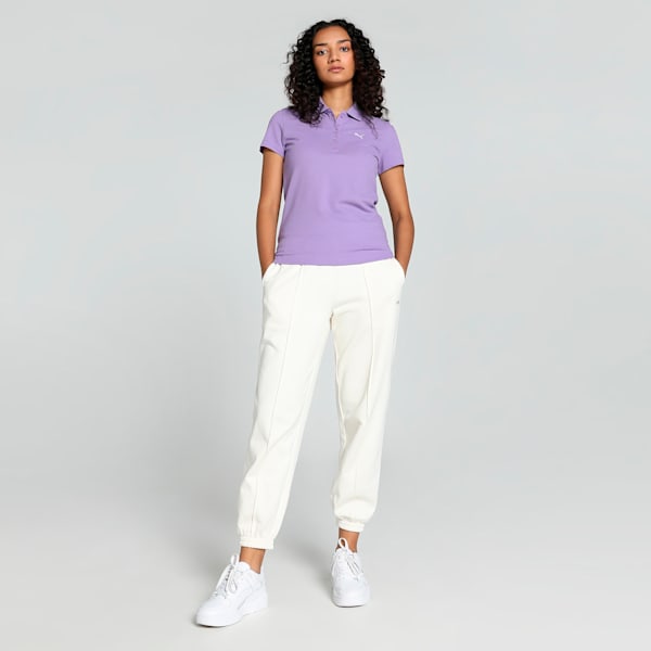 Women's Polo T-shirt, Lavender Alert, extralarge-IND
