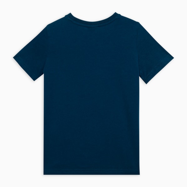 Shaded Logo Youth Tee, Sailing Blue, extralarge-IND