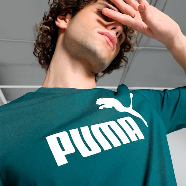 Logo Men's Tee, Cold Green, extralarge-IND
