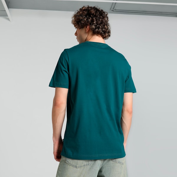 Logo Men's Tee, Cold Green, extralarge-IND