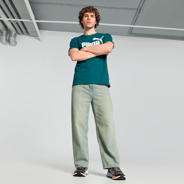 Logo Men's Tee, Cold Green, extralarge-IND