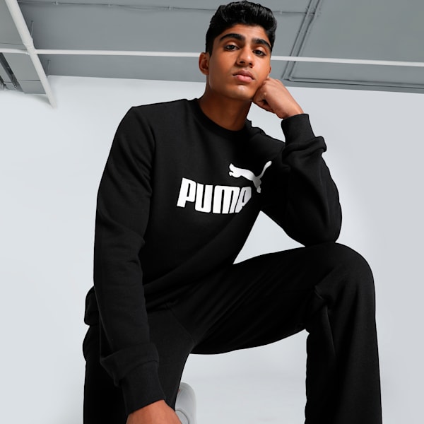 Big Logo Men s Crew Neck Sweatshirt PUMA