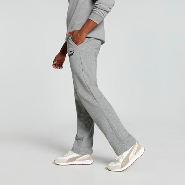 Men's Logo Knitted Pants, Medium Gray Heather, extralarge-IND