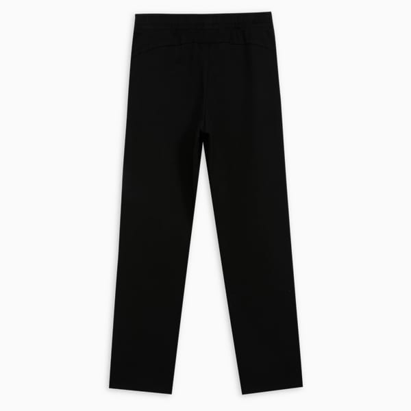 Essentials Boys' Zippered Jersey Pants, PUMA Black, extralarge-IND