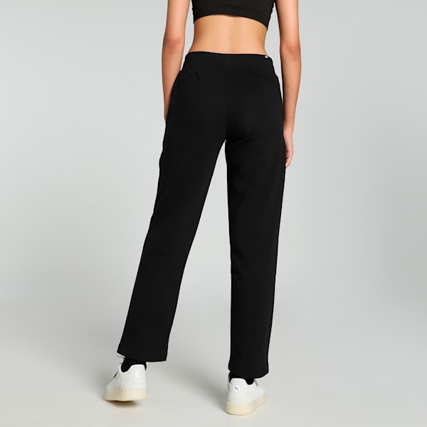 Women's Full-Length Sweatpants, Puma Black-CAT, extralarge-IND