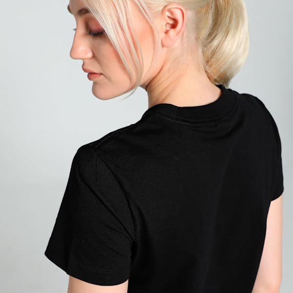 SQUAD Graphic Women's Tee, PUMA Black, extralarge-IND