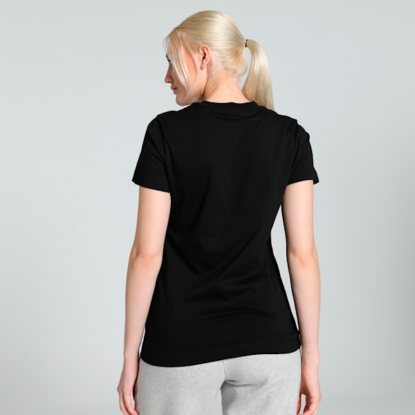 SQUAD Graphic Women's Tee, PUMA Black, extralarge-IND