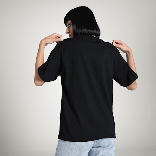 HER Graphic Women's Relaxed Fit Tee, PUMA Black, extralarge-IND