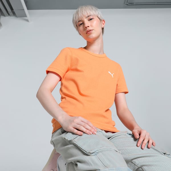HER Women's Tee, Bright Melon, extralarge-IND