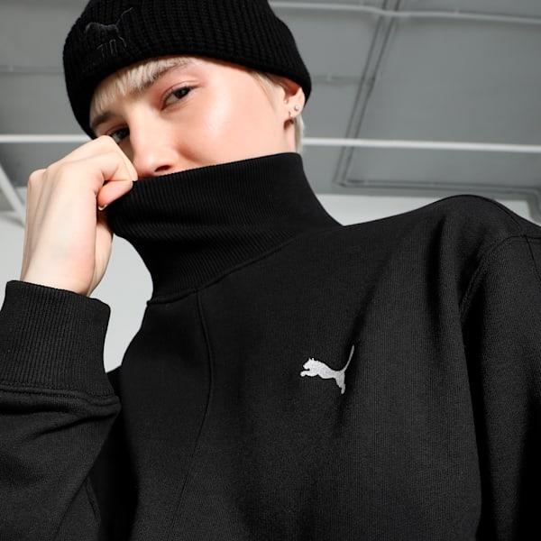 HER Women's High-Neck Sweatshirt, PUMA Black, extralarge-IND