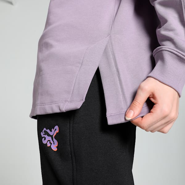 HER Women's High-Neck Sweatshirt, Pale Plum, extralarge-IND