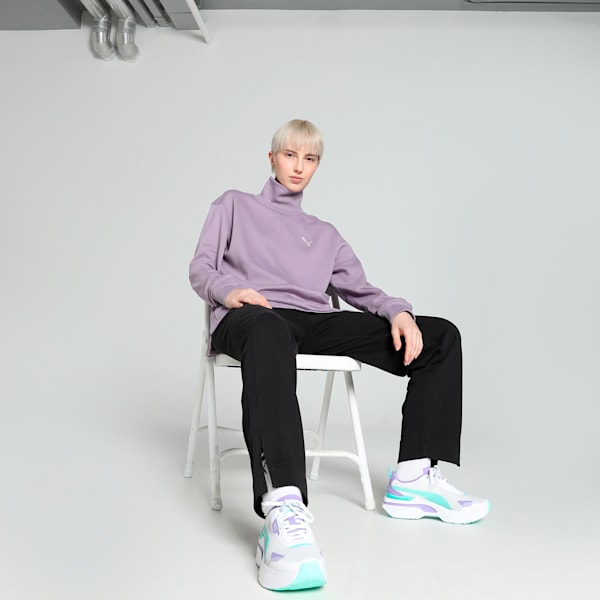 HER Women's High-Neck Sweatshirt, Pale Plum, extralarge-IND