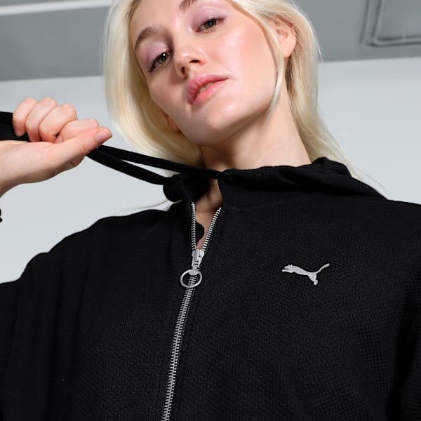 HER Full-Zip Women's Hoodie, PUMA Black, extralarge-IND