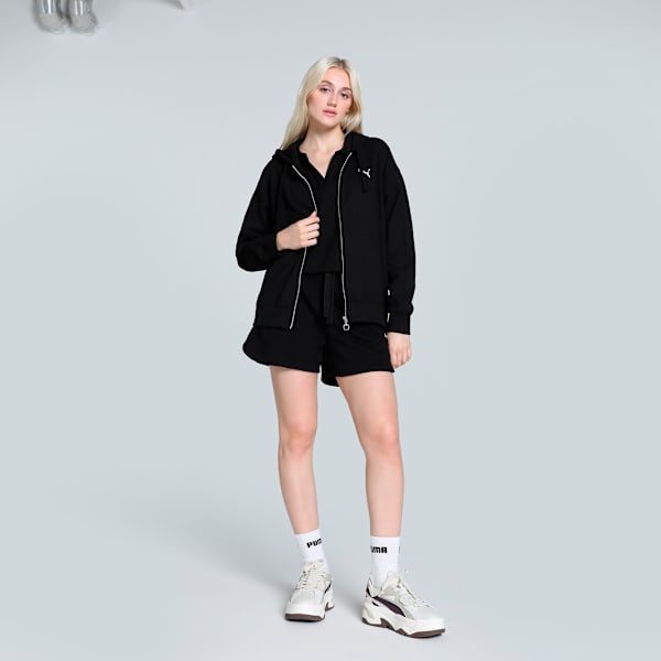 HER Full-Zip Women's Hoodie, PUMA Black, extralarge-IND