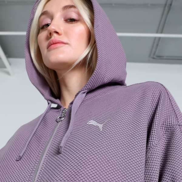 HER Full-Zip Women's Hoodie, Pale Plum, extralarge-IND