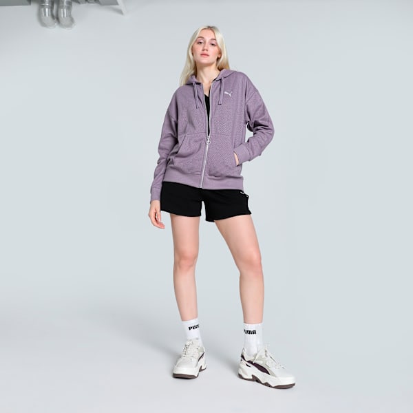 HER Full-Zip Women's Hoodie, Pale Plum, extralarge-IND