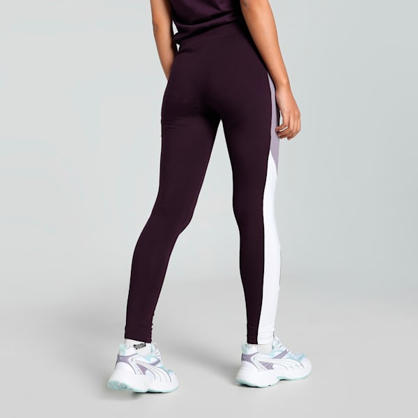 PUMA POWER Women's Leggings, Midnight Plum, extralarge-IND