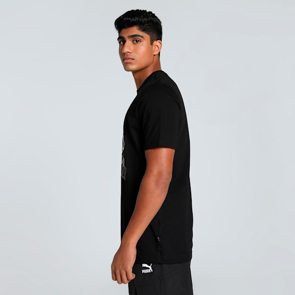 GRAPHICS Photoprint Men's Tee, PUMA Black, extralarge-IND